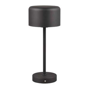 Matně černá LED stmívatelná stolní lampa (výška 30 cm) Jeff – Trio obraz