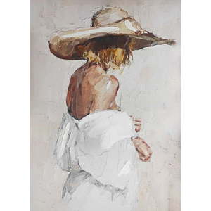 Obraz s ručně malovanými prvky 70x100 cm Charlotte – Styler obraz