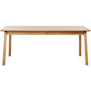 Rozkládací jídelní stůl s deskou v dubovém dekoru 95x190 cm Bari – Unique Furniture obraz