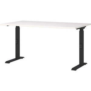 Pracovní stůl s nastavitelnou výškou s bílou deskou 80x140 cm Downey – Germania obraz