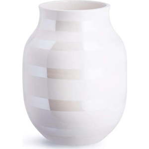 Bílá kameninová váza Kähler Design Omaggio, výška 20 cm obraz
