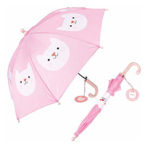 Růžový deštník Rex London Cookie The Cat obraz