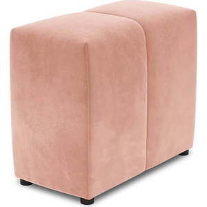 Růžová sametová opěrka k modulární pohovce Rome Velvet - Cosmopolitan Design obraz