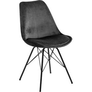 Černo-šedá jídelní židle Eris – Actona obraz