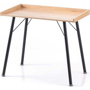 Pracovní stůl s deskou v dubovém dekoru 50x90 cm Fey – Homede obraz