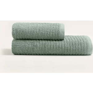 Zelené bavlněné ručníky a osušky v sadě 2 ks - Foutastic obraz