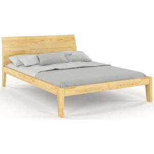 Dvoulůžková postel z borovicového dřeva v přírodní barvě 160x200 cm Agava – Skandica obraz