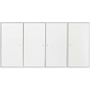 Bílá nástěnná komoda Hammel Mistral Kubus, 136 x 69 cm obraz