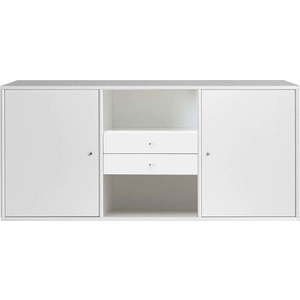 Bílá nízká komoda 133x61 cm Mistral - Hammel Furniture obraz