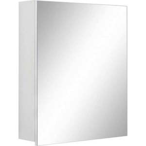 Bílá nástěnná koupelnová skříňka se zrcadlem Støraa Wisla, 60 x 70 cm obraz