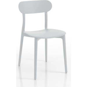 Bílá plastová zahradní židle Stoccolma - Tomasucci obraz