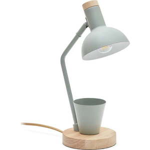 Stolní lampa v mentolové barvě s kovovým stínidlem (výška 37 cm) Katia – Kave Home obraz