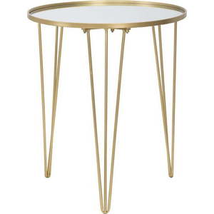 Kulatý konferenční stolek ve zlaté barvě ø 50 cm Glam – Mauro Ferretti obraz
