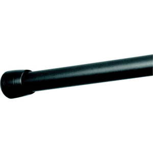 Černá tyč na sprchový závěs 66 - 107 cm Cameo S – iDesign obraz