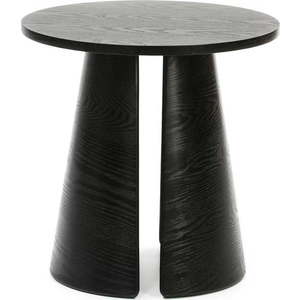 Černý odkládací stolek Teulat Cep, ø 50 cm obraz