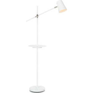 Bílá volně stojící lampa s odkládacím prostorem Markslöjd Linear obraz