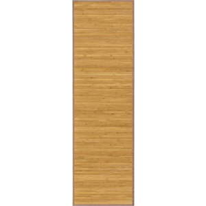 Bambusový koberec běhoun v přírodní barvě 60x200 cm – Casa Selección obraz