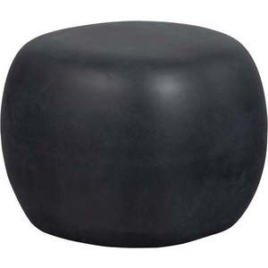 Antracitový kulatý konferenční stolek ø 50 cm Pebble – vtwonen obraz