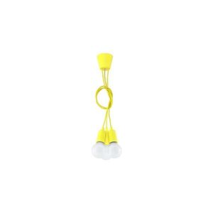 Žluté závěsné svítidlo ø 15 cm Rene – Nice Lamps obraz