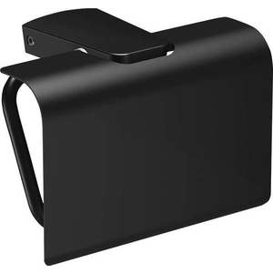 Černý mosazný držák na toaletní papír Sapho Zen obraz