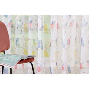 Dětská záclona 140x245 cm Owl – Mendola Fabrics obraz