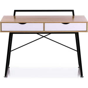 Pracovní stůl s deskou v dubovém dekoru 57.5x120 cm Tolm – Homede obraz
