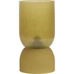 Okrově žlutá stolní lampa (výška 27, 5 cm) Phoebe – Light & Living obraz