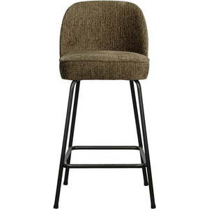 Khaki sametová barová židle 89 cm Vogue – BePureHome obraz