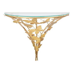 Noční stolek ve zlaté barvě Butterfly – Mauro Ferretti obraz