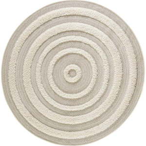Krémový koberec Mint Rugs Handira Circle, ⌀ 160 cm obraz