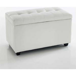 Bílá lavice s úložným prostorem Tomasucci Nice obraz