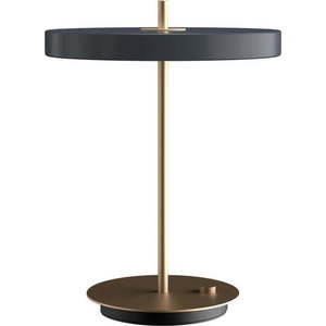 Antracitová LED stmívatelná stolní lampa s kovovým stínidlem (výška 41, 5 cm) Asteria Table – UMAGE obraz