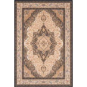 Světle hnědý vlněný koberec 133x180 cm Charlotte – Agnella obraz