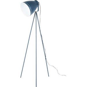 Tmavě modrá stojací lampa Laitmotiv Mingle obraz