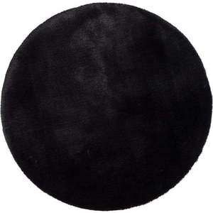 Černý koberec Universal Fox Liso, Ø 120 cm obraz