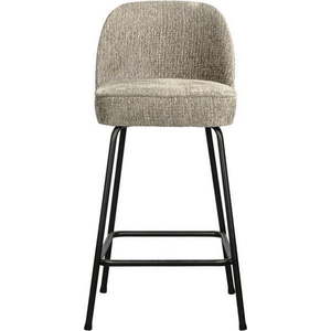 Krémová sametová barová židle 89 cm Vogue – BePureHome obraz