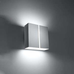 Bílé nástěnné svítidlo Split – Nice Lamps obraz