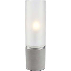 Bílo-šedá betonová stolní lampa (výška 40 cm) Molo – Markslöjd obraz
