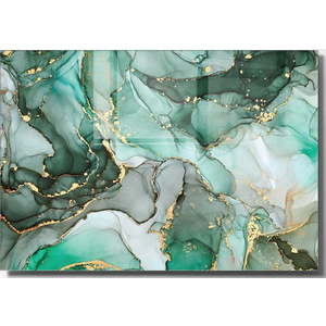 Skleněný obraz 100x70 cm Turquoise – Wallity obraz