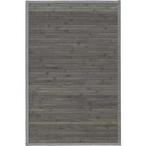 Šedo-zelený bambusový koberec 60x90 cm – Casa Selección obraz