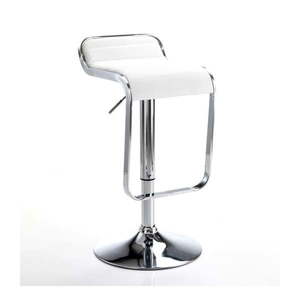 Barová židle v bílo-stříbrné barvě 67 cm Snappy – Tomasucci obraz