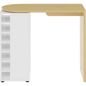 Barový stůl s deskou v dubovém dekoru 110x50 cm Roll - TemaHome obraz