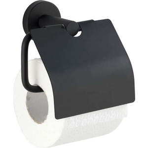 Matně černý nástěnný držák na toaletní papír z nerezové oceli Bosio – Wenko obraz