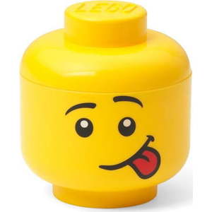 Žlutý úložný box LEGO® Silly, ø 10, 6 cm obraz