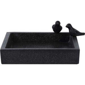 Černé keramické pítko pro ptáky Esschert Design Eve obraz