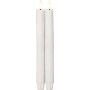 LED svíčky v sadě 2 ks (výška 25 cm) Flamme Stripe – Star Trading obraz