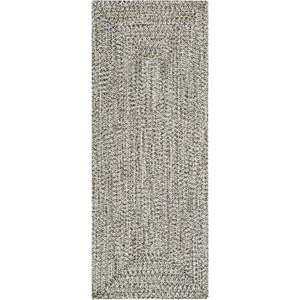 Šedý/béžový venkovní koberec běhoun 200x80 cm - NORTHRUGS obraz