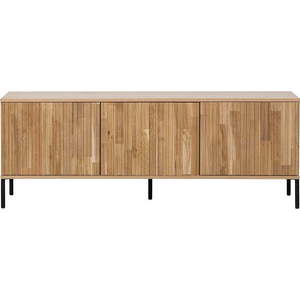 TV stolek z dubového dřeva v přírodní barvě 150x56 cm Gravure – WOOOD obraz