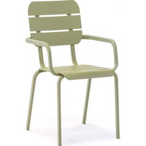 Zelené kovové zahradní židle v sadě 4 ks Alicante – Ezeis obraz
