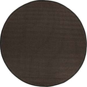 Černý venkovní koberec Floorita Tatami, ø 200 cm obraz
